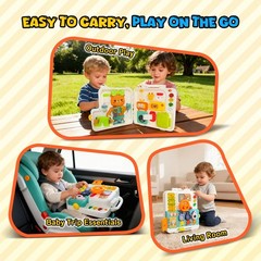 Montessori Busy Board Toys for 1 2 Year Old, Educational Montessori Baby Toys…