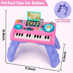 Fisher-Price Baby & Toddler Toy Laugh & Learn DJ Table with Educational Musical
