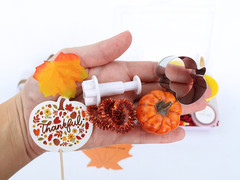 Personalized Thanksgiving Gift Box with Sensory Play Dough, Custom Gift for kids