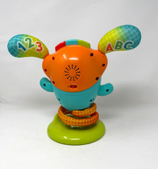Fisher-Price DJ Bouncin Beats Interactive Musical Learning Toy with Lights Green