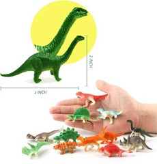 Dinosaur Toy Set – 78 Mini Figures Including T-rex & Stegosaurus for Parties