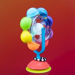 Rainbow Wheel Magnetic Tray Toy – Exciting Audio-Visual Experience for Babies