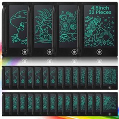 32 Pcs Mini LCD Writing Tablet 4.5 Inch Educational Toys Learning Writing Pad…