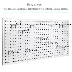 10 Pcs Pegboard Hooks, 6 Inch Peg Board Hooks, Pegboard Pegs Accessories with…