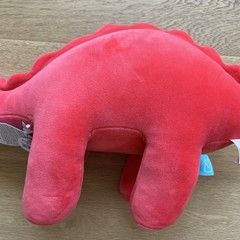 Manhattan Toy Gummy Velveteen Stegosaurus Dinosaur Plush Stuffed Animal Coral