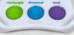 Fat Brain Toys DIMPL DUO & DIMPL Set Sensory Baby Toddler Toys Shapes Colors