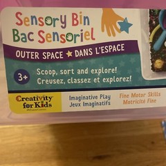 Outer Space Sensory Bin Creativity For Kids Imaginative Play 3+