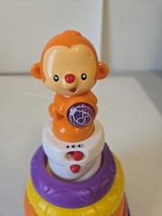 VTech Stack and Sings. Talking Singing Interactive Monkey Rings Vtech Tested Jh