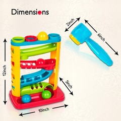 Durable Pound A Ball Toys for Toddler, Stacking, Learning, Active, Early Deve…