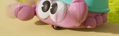 Funny Ladybug Floating Ball Cute Crab Whale Floating Ball Electric Toys Early