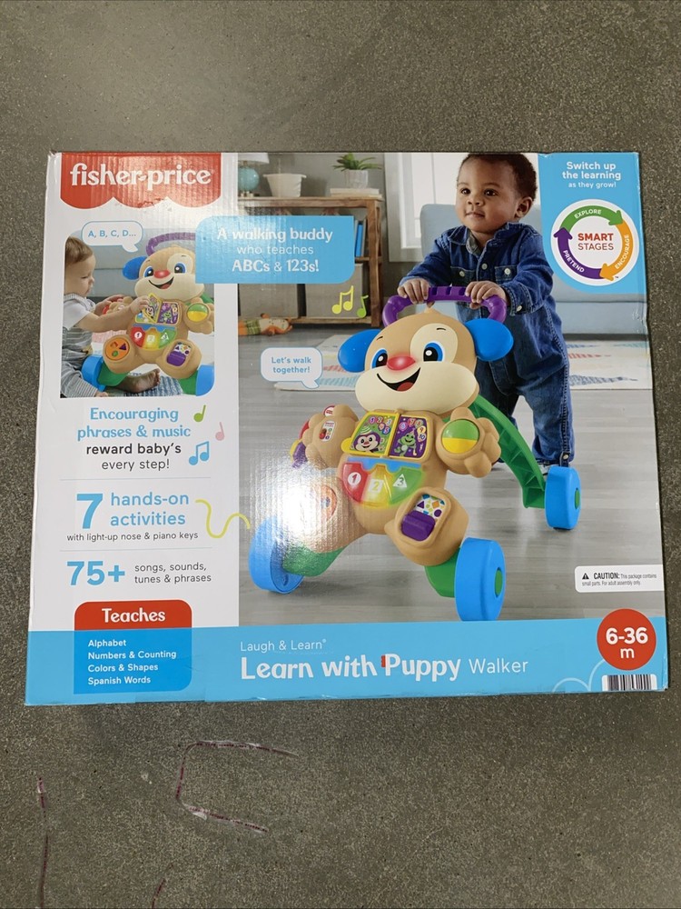 Fisher-Price Laugh and Learn Smart Stages Learn with Puppy Walker 6-36 Months