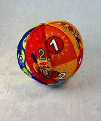 Melissa & Doug 2-in-1 Talking Ball ABC 123 Sounds Soft Baby Learning Toy