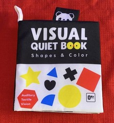 Beiens Visual Quiet Book 9 Shapes & 6 Colors Baby Auditory Activity Book 0+ Mos.