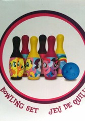 MY LITTLE PONY Bowling Set Toy Gift Set Kids Indoor Outdoor Fun 6 Pins 1 Ball