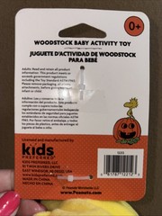 Peanuts Snoopy or Woodstock Vampire Halloween Stroller Clip Activity Toy NWT