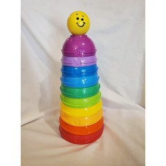 Fisher Price Stacking Nesting Ball Set Multi Color Stack & Roll Cup COMPLETE