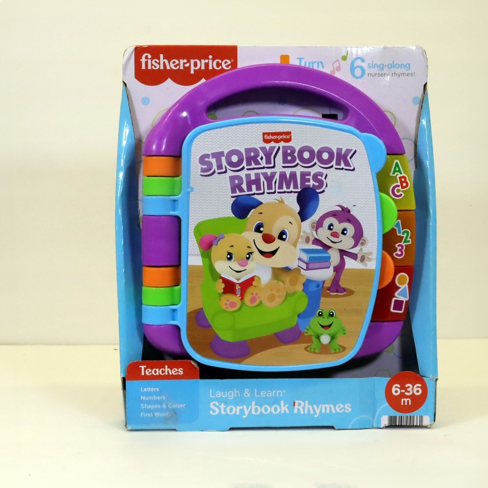 Fisher-Price Laugh & Learn Storybook Rhymes with Lights and Sounds CDH24 NEW