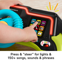 Fisher-Price Laugh & Learn Sit & Steer Driver Learning Toy Baby Toy Ages 6-36M