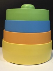 4 Pc Green Toys My First Stackers Replacement Pieces 100% Recycled Baby Toys