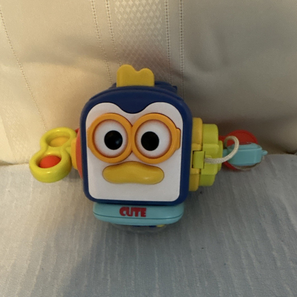 Multicolor Activity Cube Puzzle Toy – Hand-Eye Coordination, Motor Skills