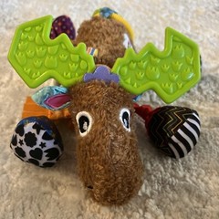 Lamaze Mortimer the Moose Clip on Hang Toy Baby Toys Plush Stuffed Animal 8″