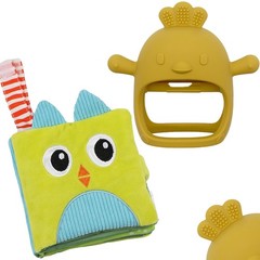 Bebe Mondo Touch & Feel Cloth Crinkle Books for Babies Infant,Baby Mango