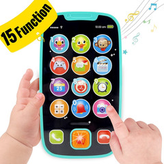 Toys for 1 Year Old Boy, 15 Functions Phone Baby Toys 6-12 Months, Baby Cell Pho