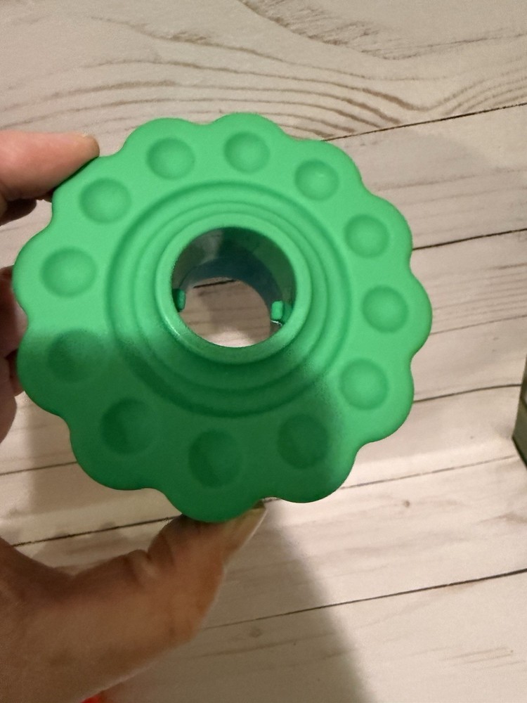 Fat Brain Toys Spin Again Spinning Stacker Toy Replacement Part Blue Green
