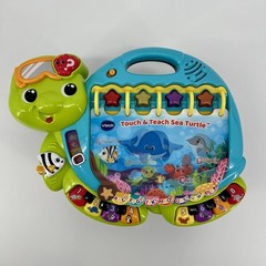VTech Touch & Teach Sea Turtle Interactive Learning Book Music Toy – Works Great