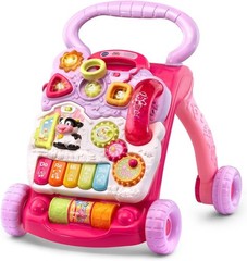 Sit-to-Stand Learning Walker Frustration Free Packaging, Pink
