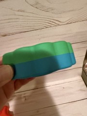 Fat Brain Toys Spin Again Spinning Stacker Toy Replacement Part Blue Green