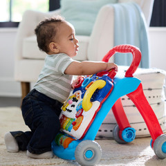 Sit-to-Stand Learning Walker with Frustration-Free Packaging, Blue