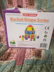 Early Learning Rocket Shape Sorter