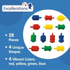 Early STEM Toy, Connecting, Fun, Linking, Pop Beads for Toddlers, Snap Lock B…