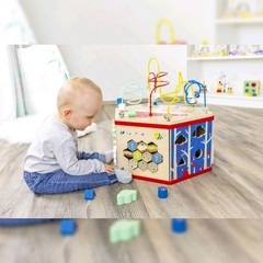 Small Foot XL Motor Skills Cube Move It Wooden Activity Toy Model 11051 NIB