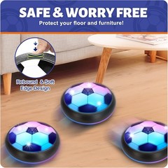 2 Pack Hover Soccer Ball Toys Gifts for 5, 6,7, 8-12 Year Old Boys, 2 Packs