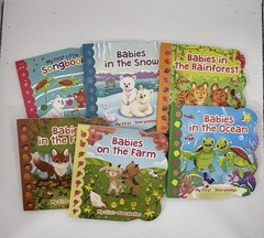 Farm Babies Stories 6 Books And Player. My First Story Book Series NEW NIB