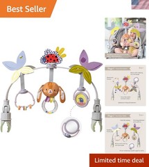 Delightful Baby Activity Arch – Stroller Toy Attachment for Motor Skills Fun