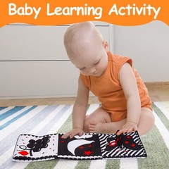 Black and White High Contrast Toys for Baby 0-3 3-6 months Medium,