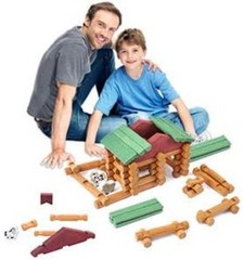 Creative 170-Piece Wooden Log Building Blocks for Imaginative Play – Safe & Fun!