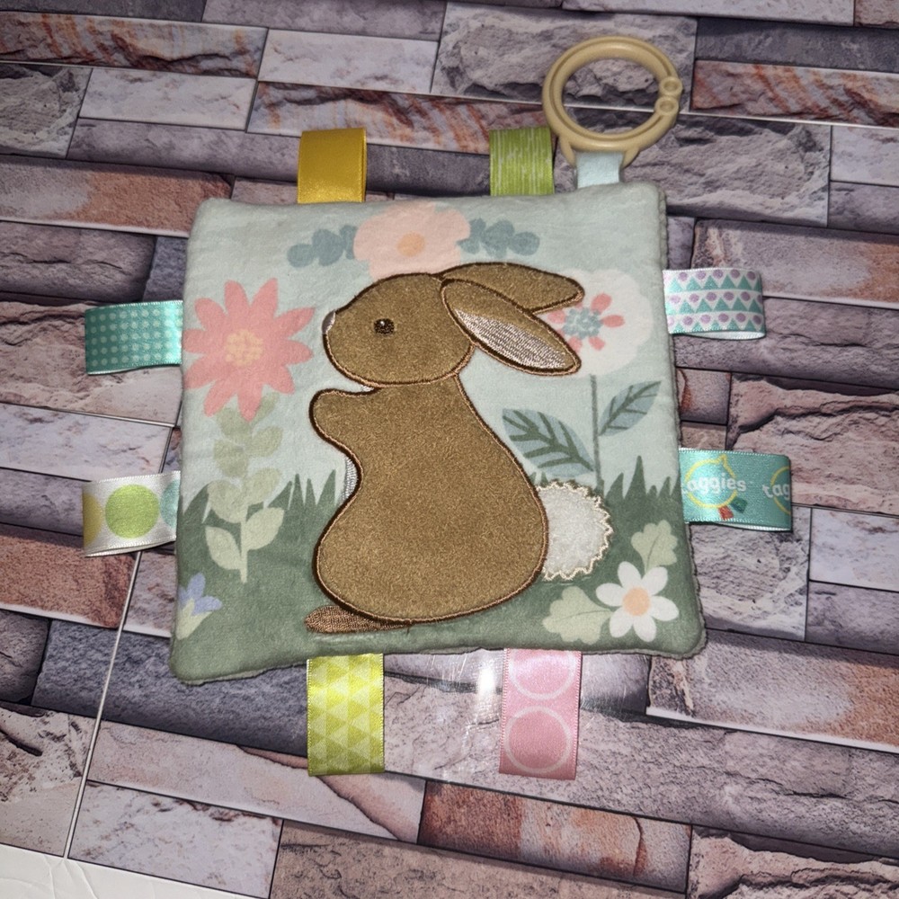 Mary Meyer Taggies Crinkle Me Harmony Easter Bunny Sensory Baby Toy Squeaking