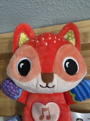 V-Tech Soothing Songs Colorful Fox Cuddly Interactive Musical Toy Works Se Video