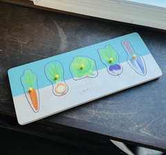 Lovevery Community Garden Vegetable Puzzle Adventurer Kit for 16-18 Months