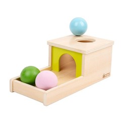 Object Permanence Box with Tray Three Balls Montessori Toys for 6-12 Months B…