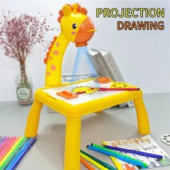 Electric Deer Projection Drawing Board Educational Writing Drawing Toy