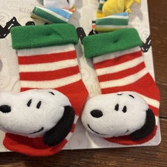 Peanuts Snoopy Baby Snoopy Woodstock Foot & Ankle Rattles New
