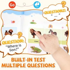 Interactive English Learning Sound Book Toy for Kids – 470+ Words, 21 Themes, Ph
