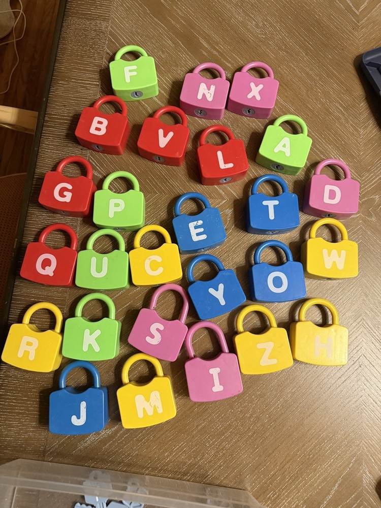 Alphabet Learning Lock Toy Set – Educational Game- Learning Journey Education