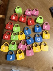 Alphabet Learning Lock Toy Set – Educational Game- Learning Journey Education