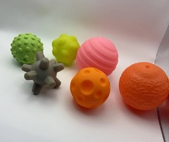 Infantino Textured Multi Ball Set Sensory Toy 6 Piece
